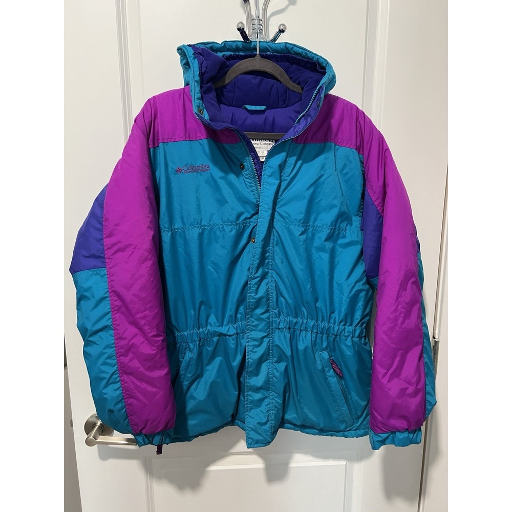 COLUMBIA Youth Insulated Hooded Parka Winter Jacket Coat - Vintage - Size 18/20